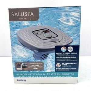 Bestway SaluSpa Hydrogenic 0.5g/h Saltwater Chlorinator Gray Floating Spa 60340